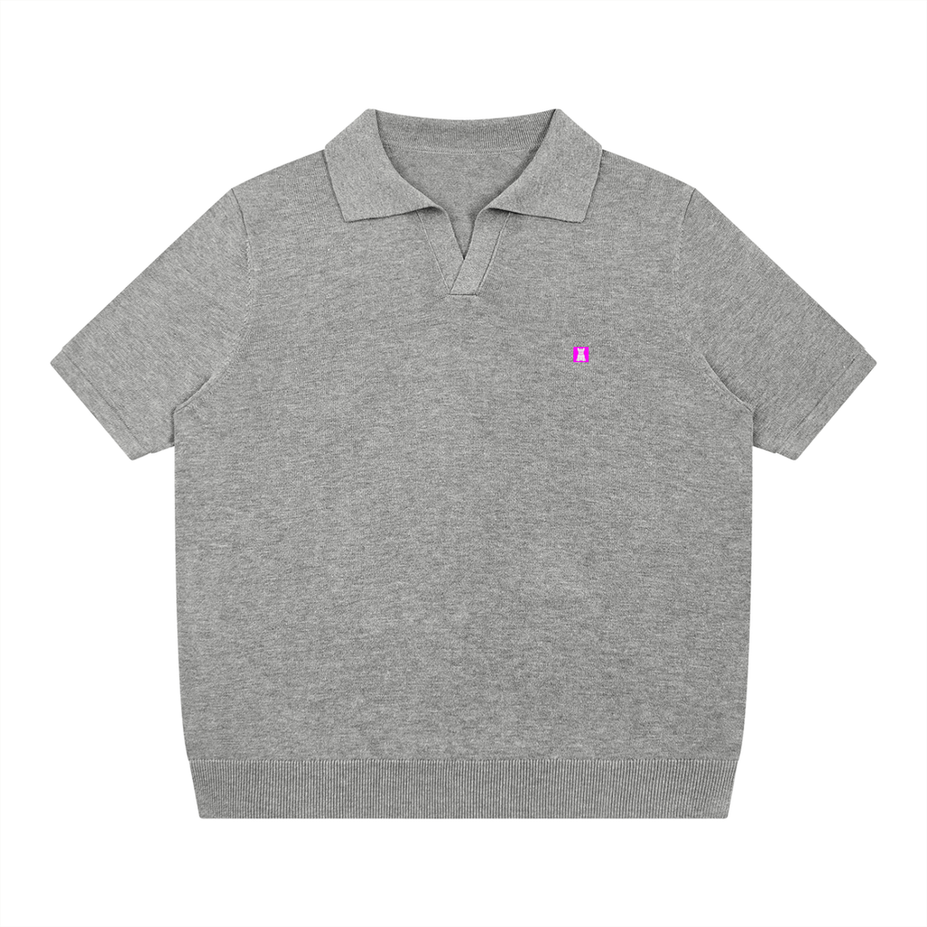 Doggy Style Society — The Stealth Frenchie Polo — Black on Black-NOIR