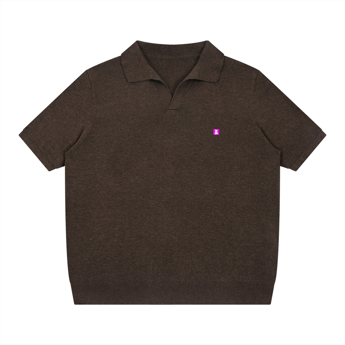 Doggy Style Society — The Stealth Frenchie Polo — Black on Black-NOIR