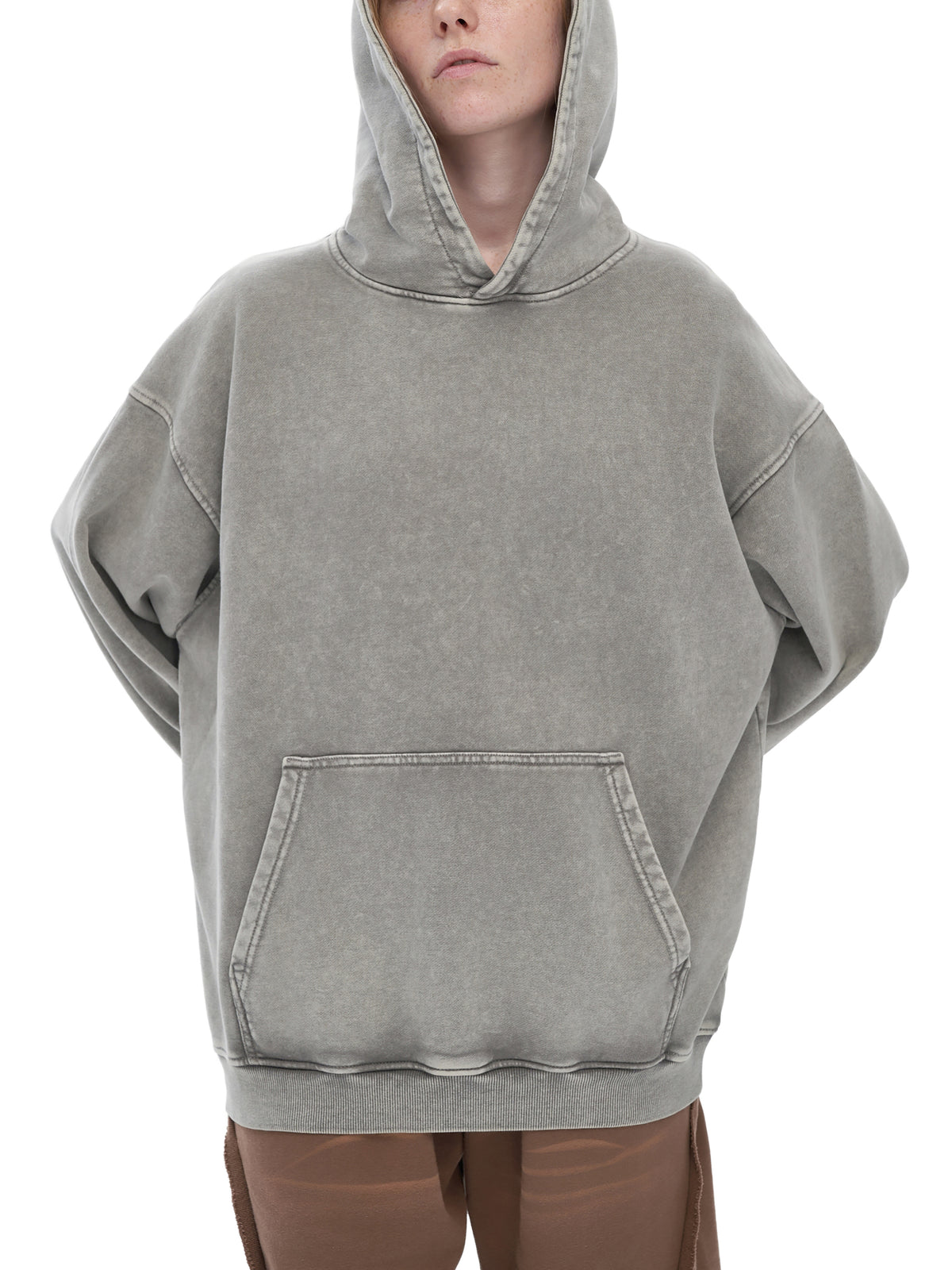 Doggy Style Societ- Varsity Vintage print- Luxury Snow Washed Loose Cotton Hoodie