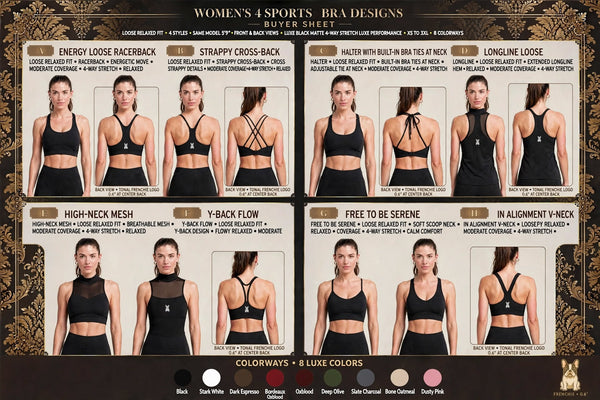 Activé Sports Bras — Styles A–H